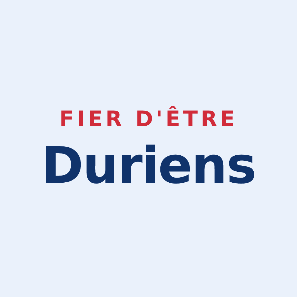 Sticker « Fier d'être Duriens » — design pour Dury