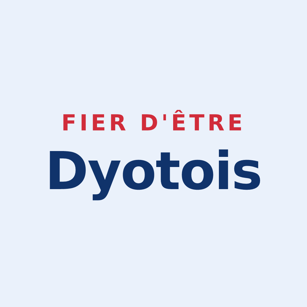 Sticker « Fier d'être Dyotois » — design pour Dyo