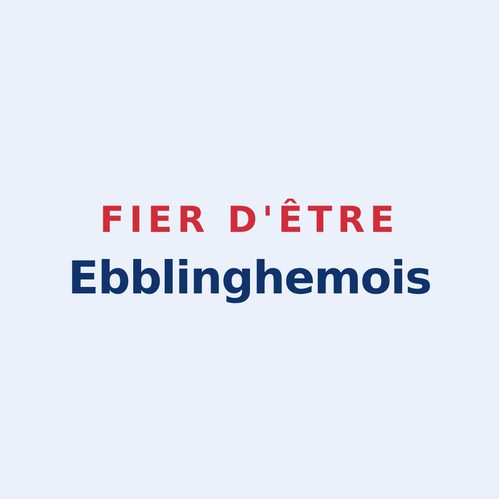Sticker « Fier d'être Ebblinghemois » — design pour Ebblinghem