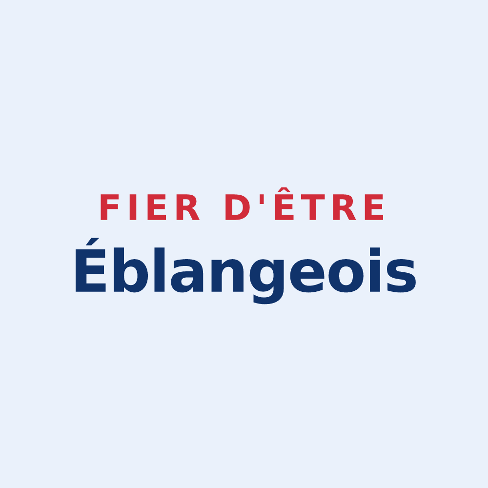 Sticker « Fier d'être Éblangeois » — design pour Éblange