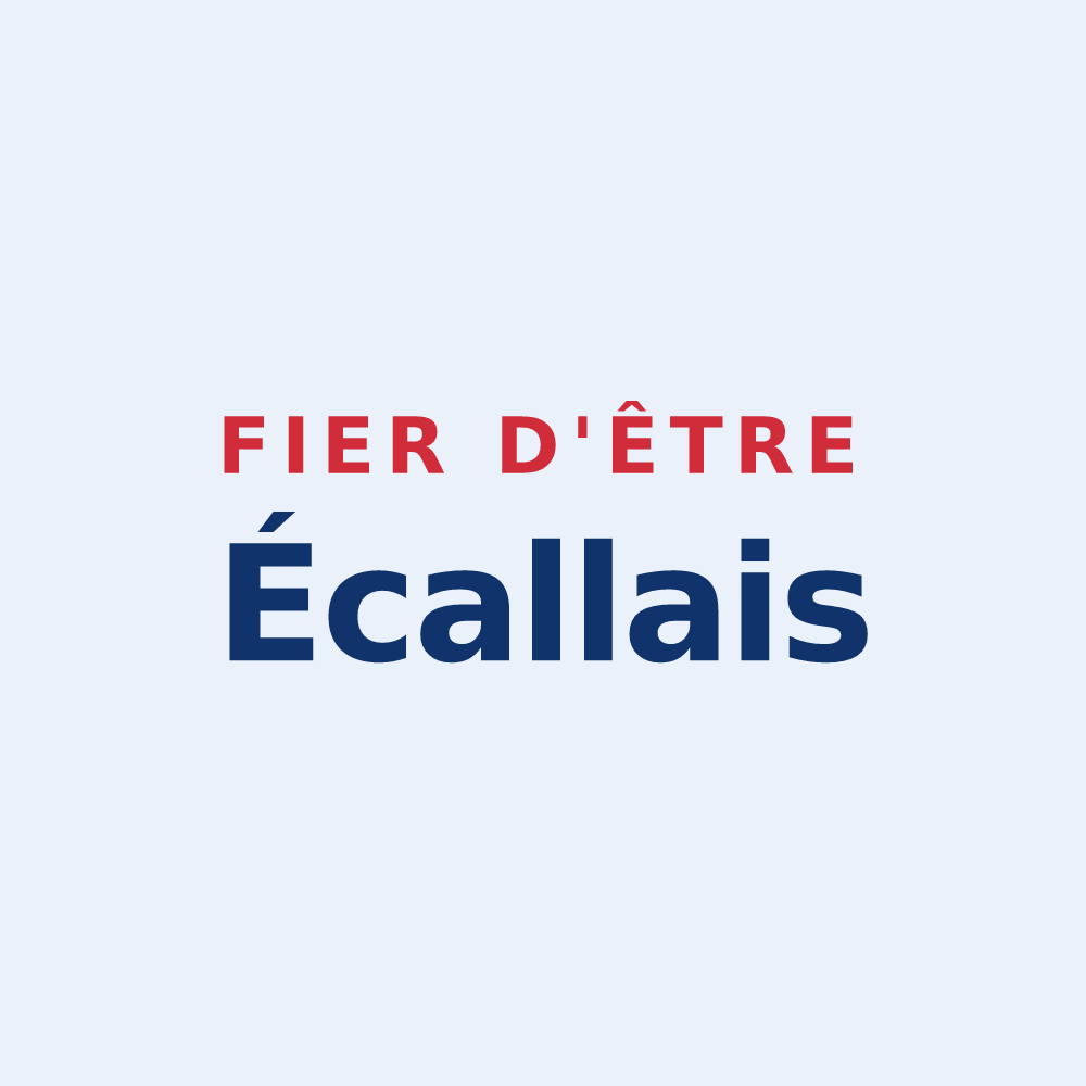 Sticker « Fier d'être Écallais » — design pour Écalles-Alix