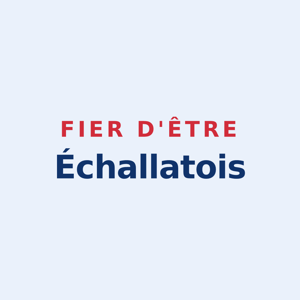 Sticker « Fier d'être Échallatois » — design pour Échallat