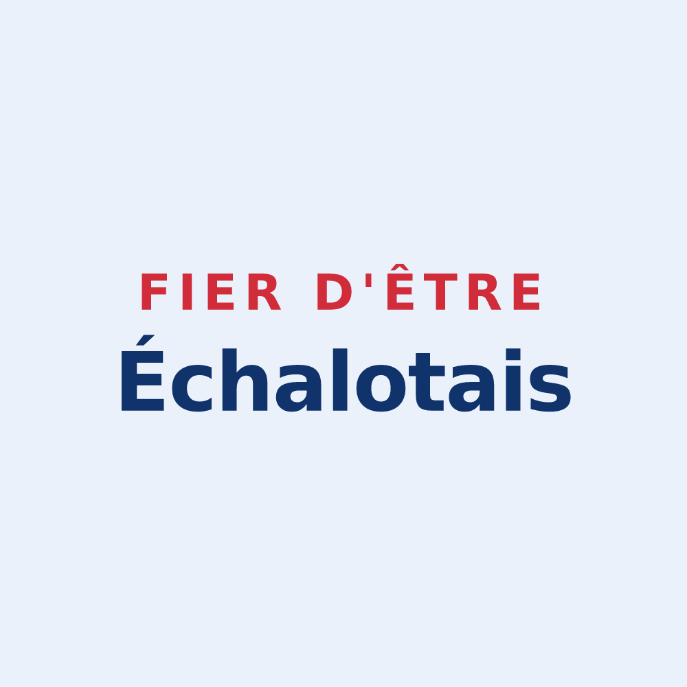 Sticker « Fier d'être Échalotais » — design pour Échalot