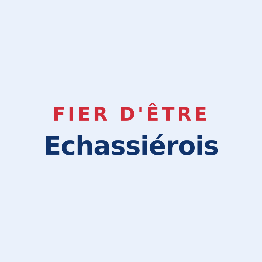 Sticker « Fier d'être Echassiérois » — design pour Échassières
