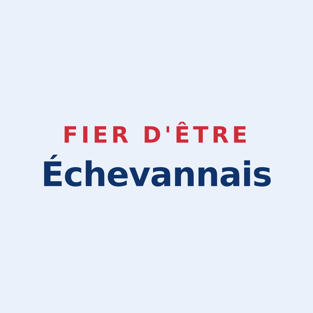 Sticker « Fier d'être Échevannais » — design pour Échevannes