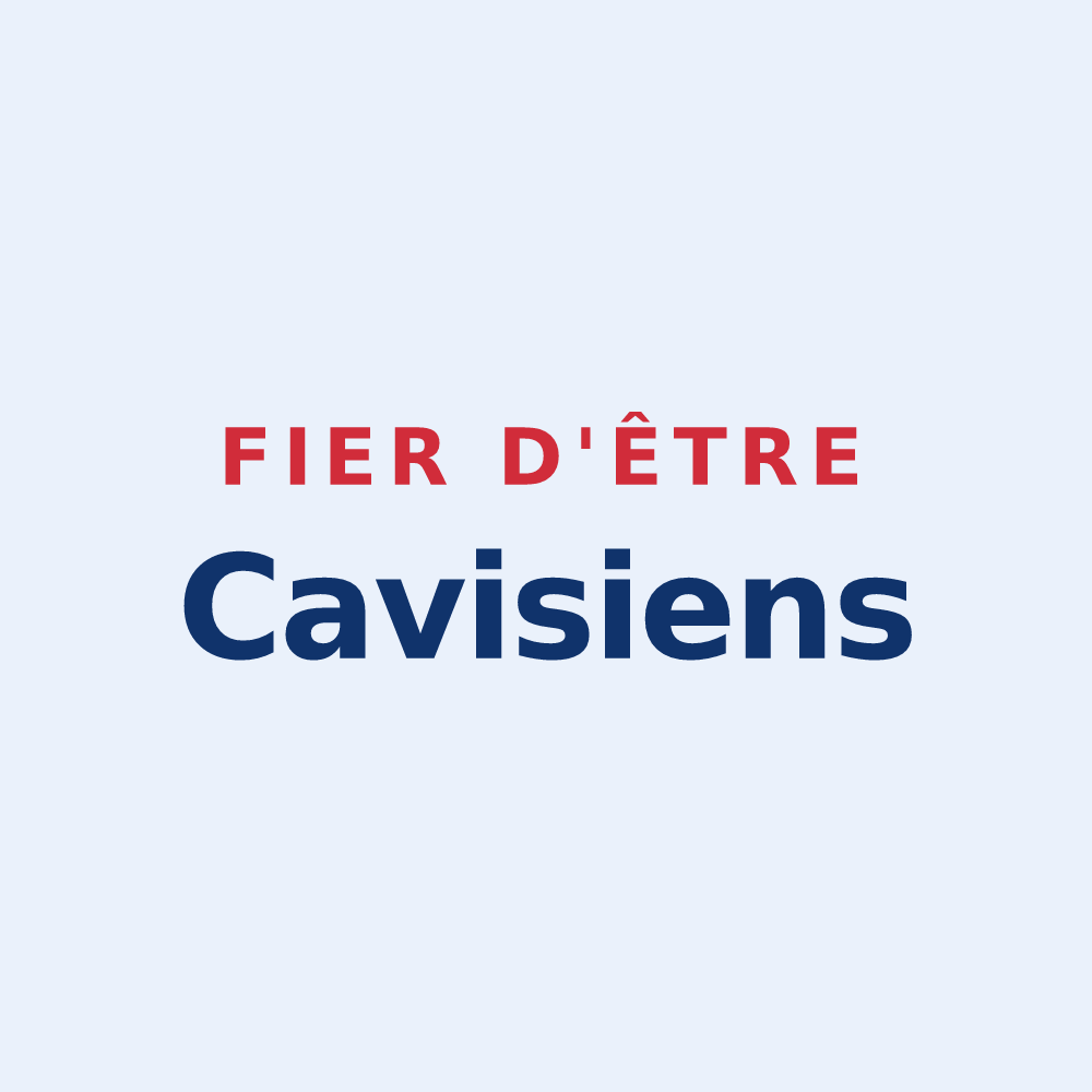 Sticker « Fier d'être Cavisiens » — design pour Échevis