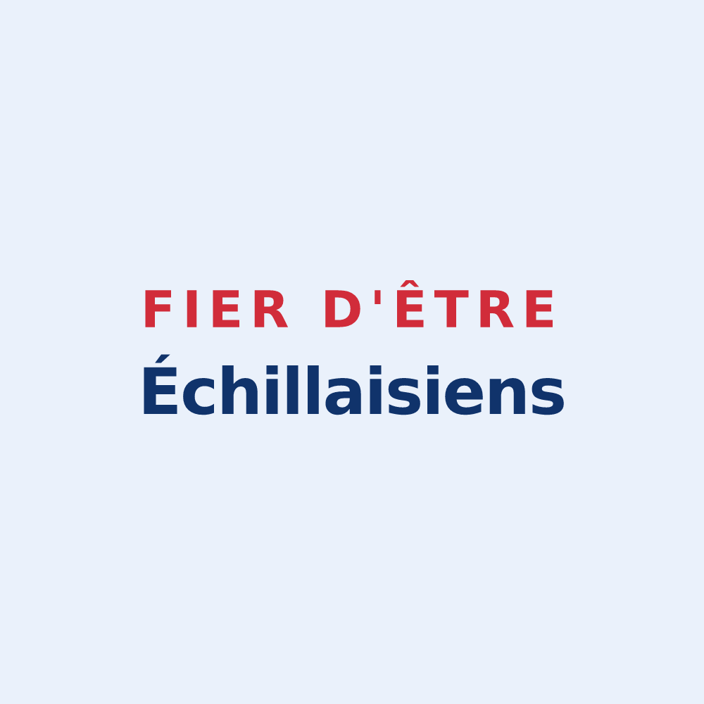 Sticker « Fier d'être Échillaisiens » — design pour Échillais