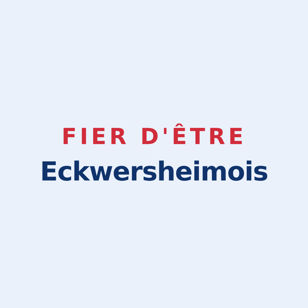 Sticker « Fier d'être Eckwersheimois » — design pour Eckwersheim