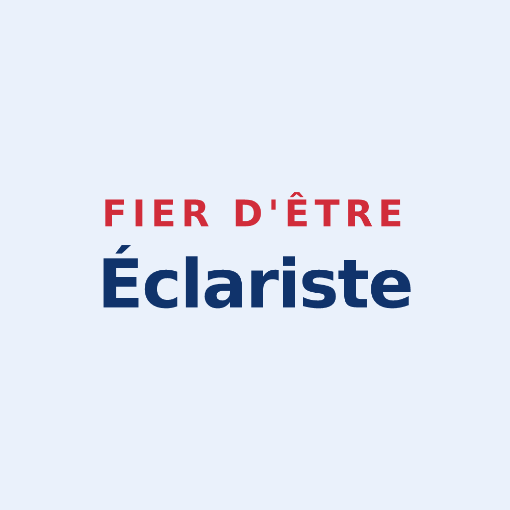 Sticker « Fier d'être Éclariste » — design pour Éclance