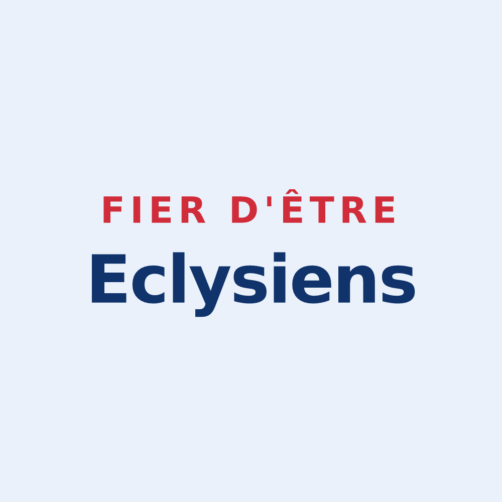 Sticker « Fier d'être Eclysiens » — design pour Écly