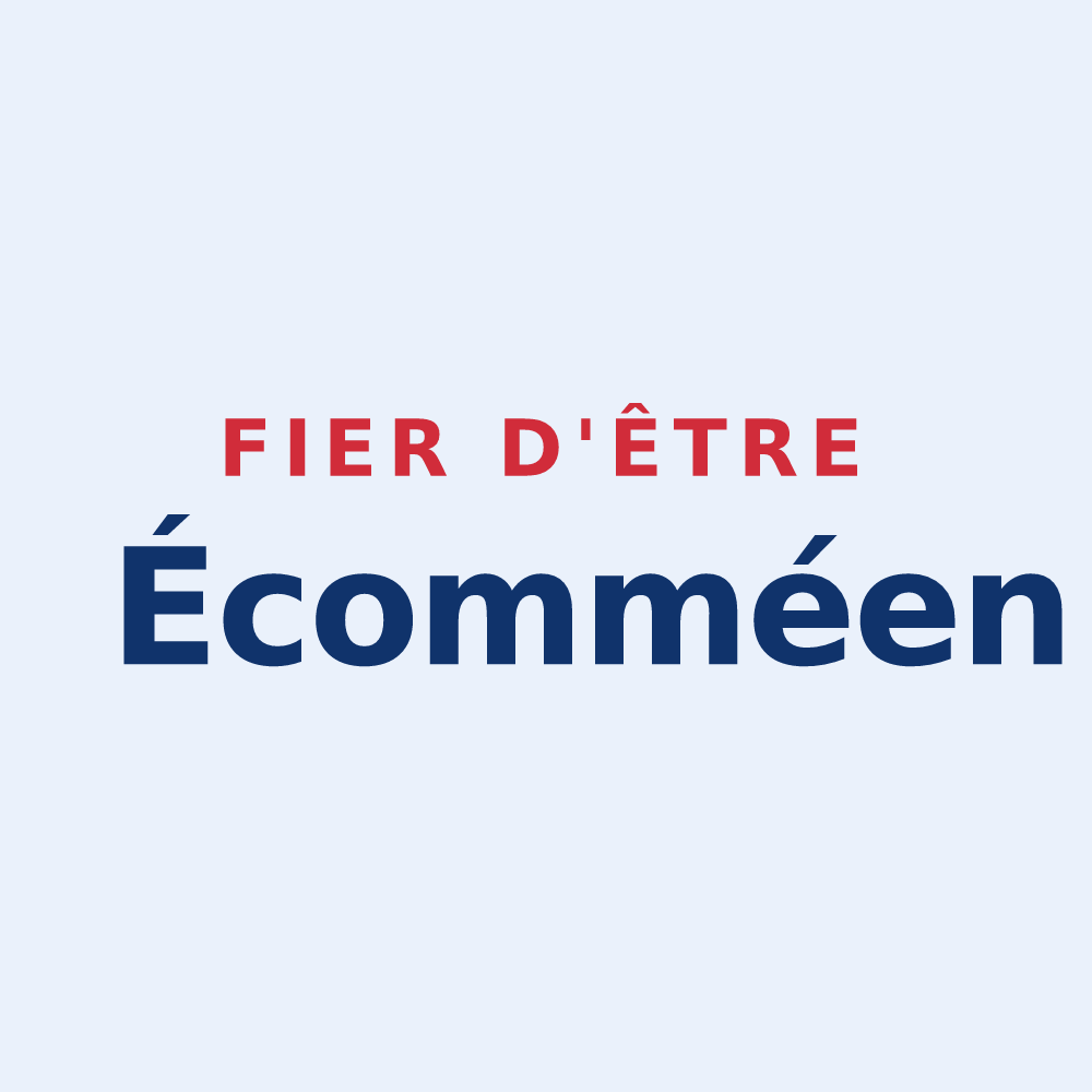 Sticker « Fier d'être Écomméen » — design pour Écommoy