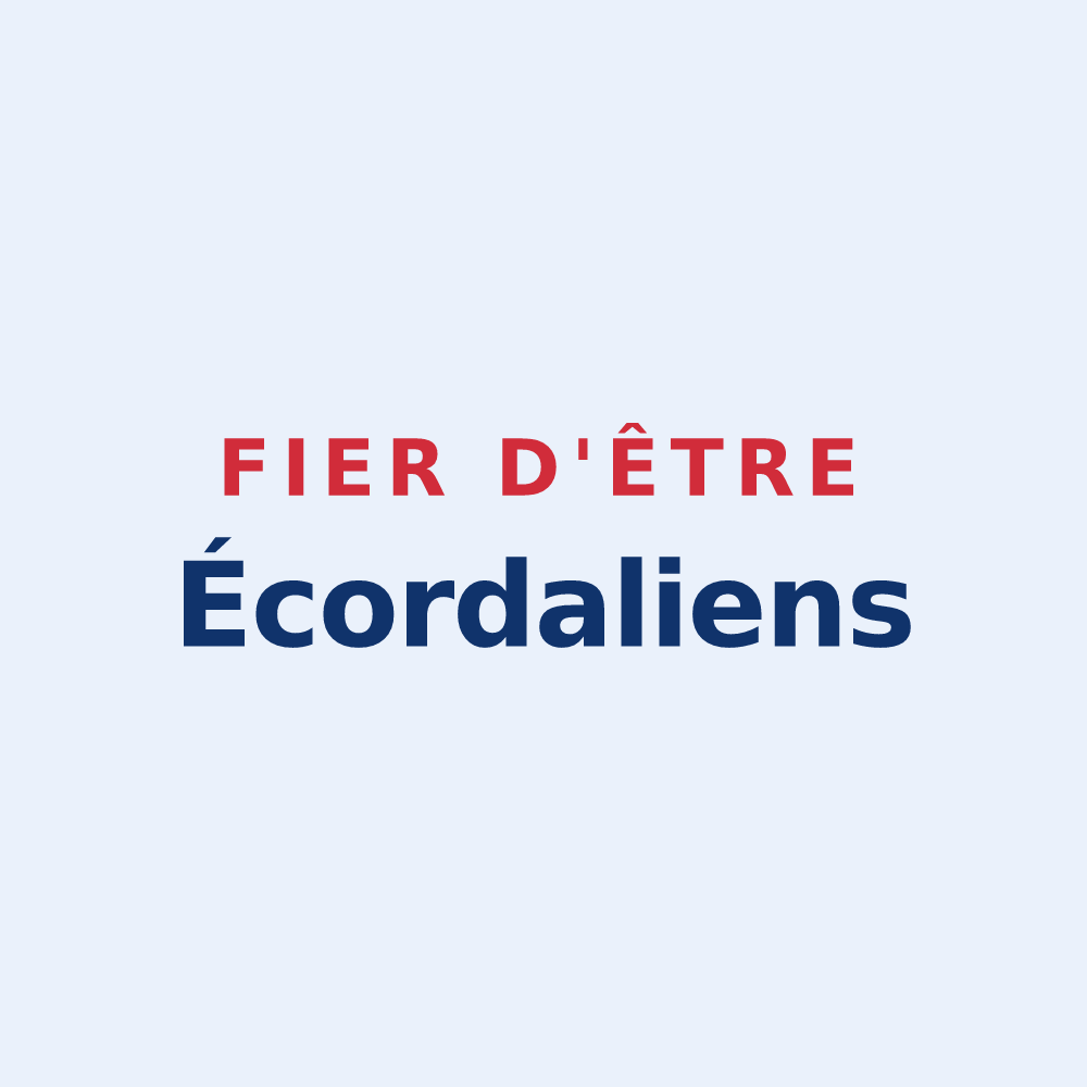 Sticker « Fier d'être Écordaliens » — design pour Écordal