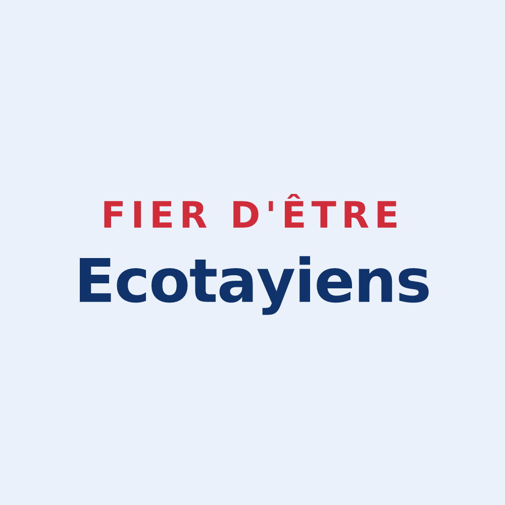 Sticker « Fier d'être Ecotayiens » — design pour Écotay-l'Olme