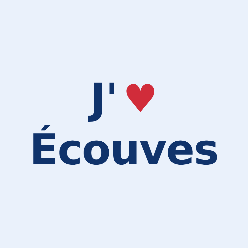 Sticker personnalisé Écouves — design J'aime Écouves
