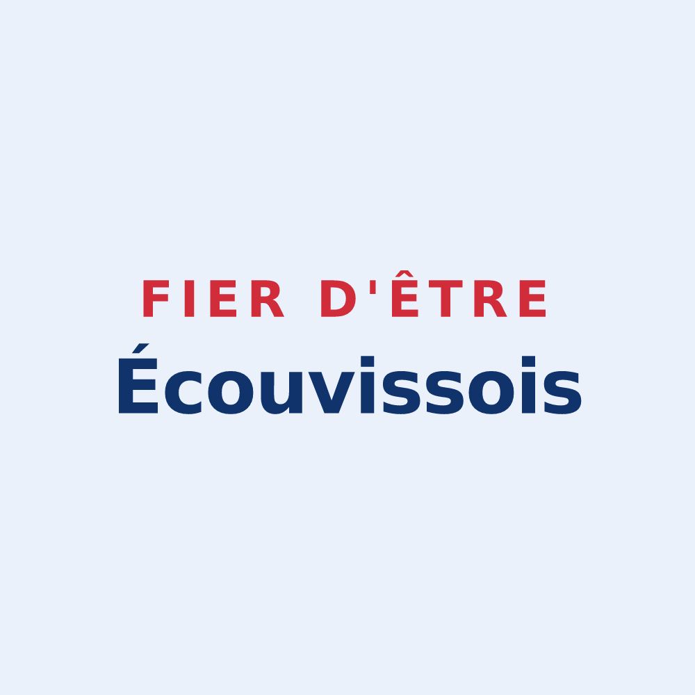 Sticker « Fier d'être Écouvissois » — design pour Écouviez