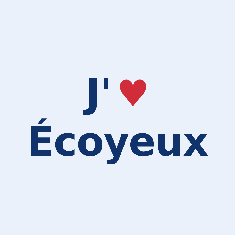 Sticker personnalisé Écoyeux — design J'aime Écoyeux
