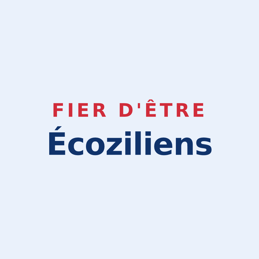 Sticker « Fier d'être Écoziliens » — design pour Écoyeux