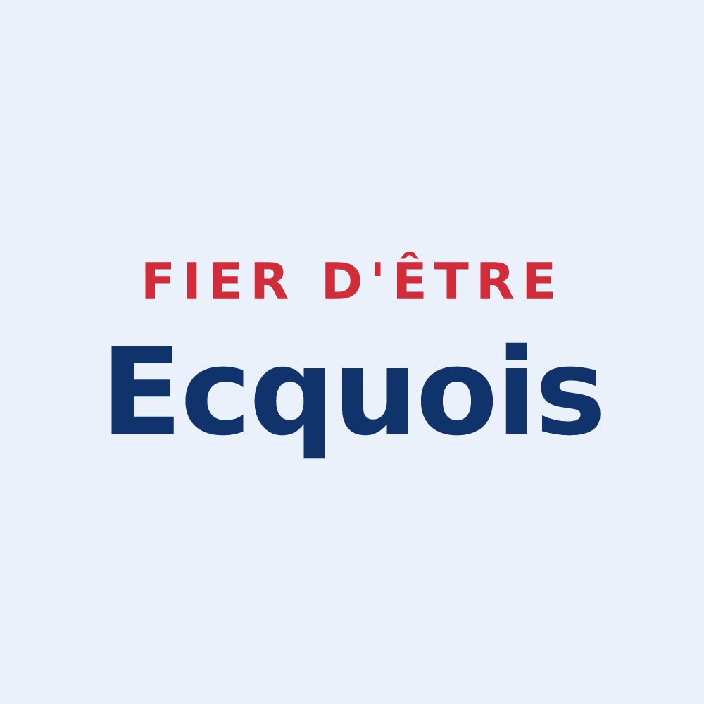 Sticker « Fier d'être Ecquois » — design pour Ecques