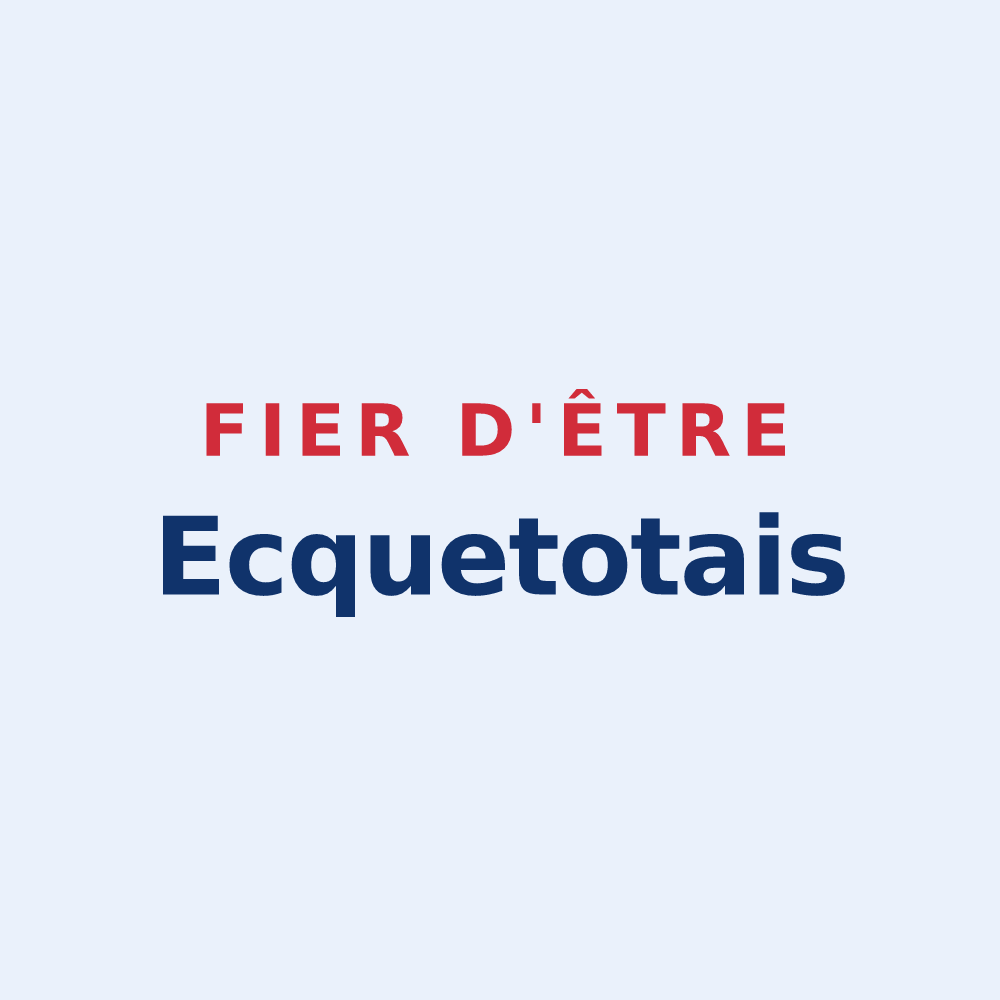 Sticker « Fier d'être Ecquetotais » — design pour Ecquetot
