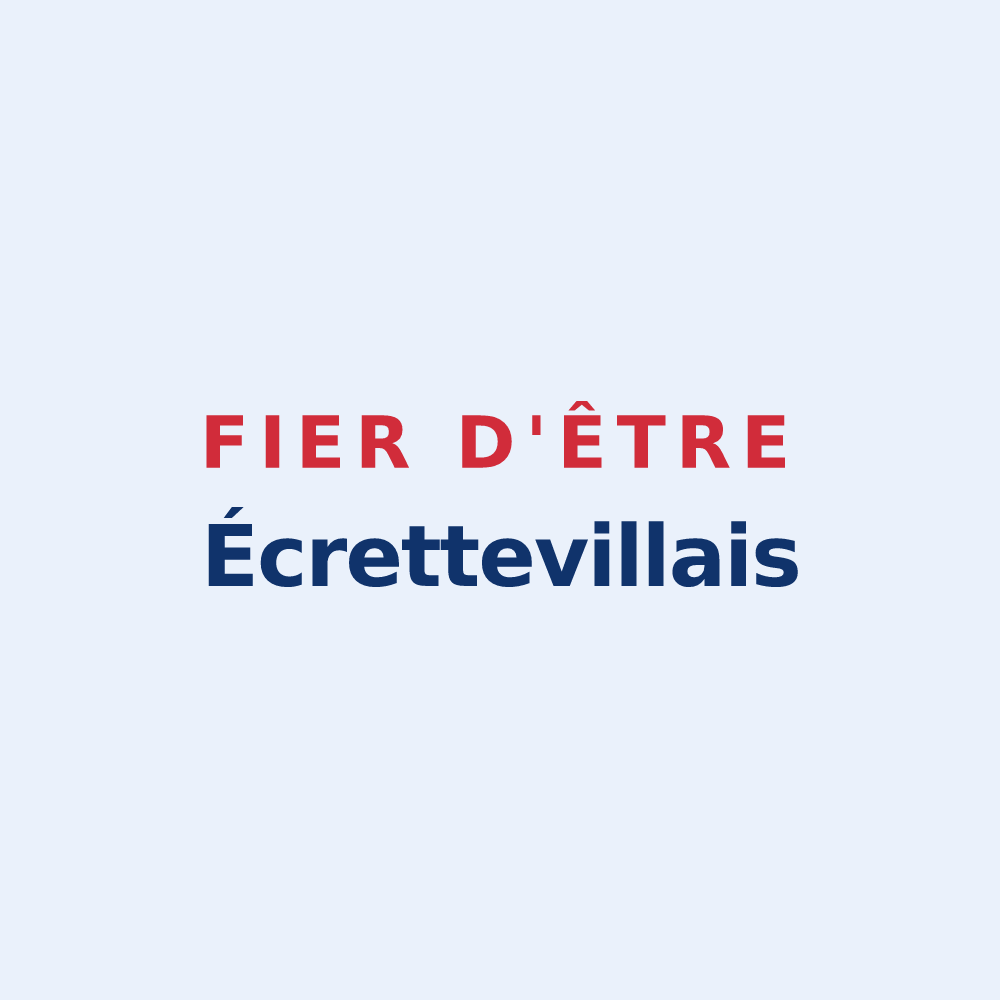 Sticker « Fier d'être Écrettevillais » — design pour Écretteville-lès-Baons
