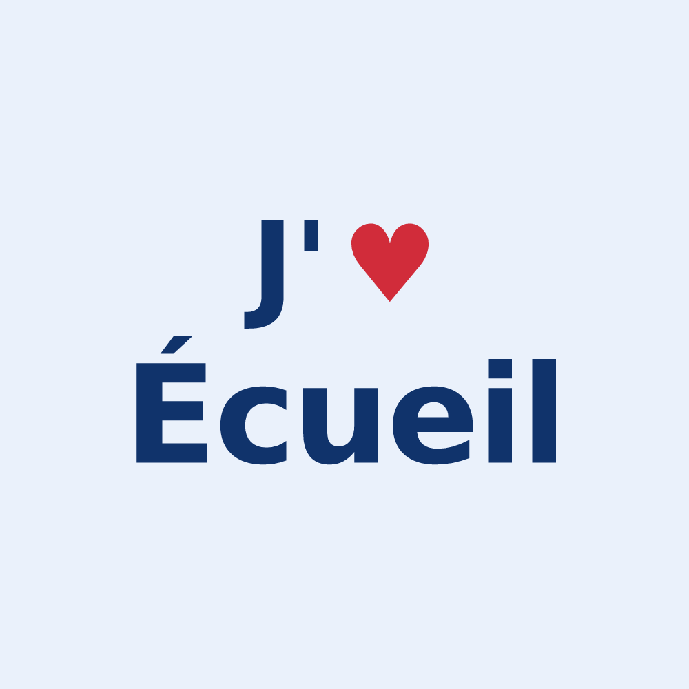 Sticker personnalisé Écueil — design J'aime Écueil