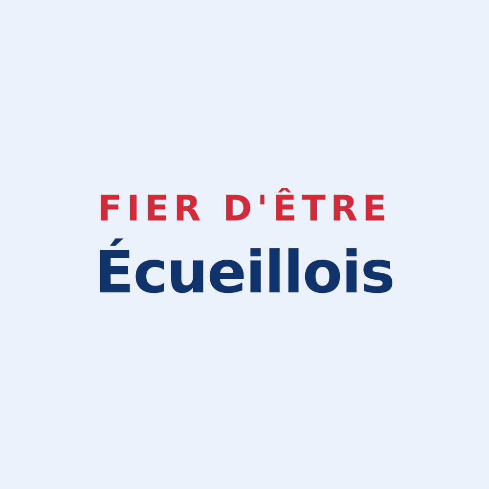Sticker « Fier d'être Écueillois » — design pour Écueillé