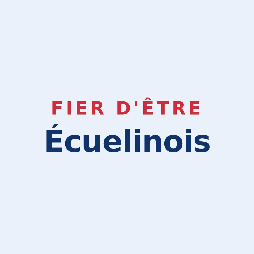 Sticker « Fier d'être Écuelinois » — design pour Écuélin