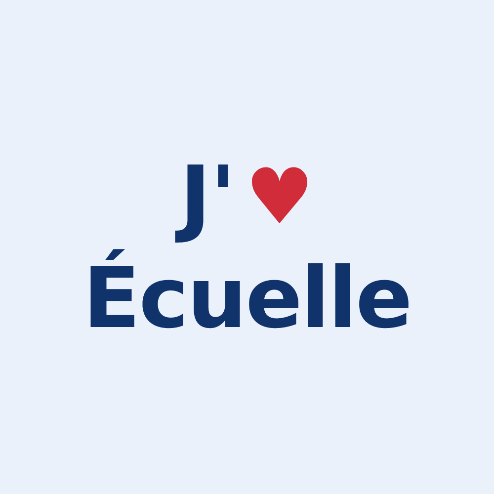 Sticker personnalisé Écuelle — design J'aime Écuelle