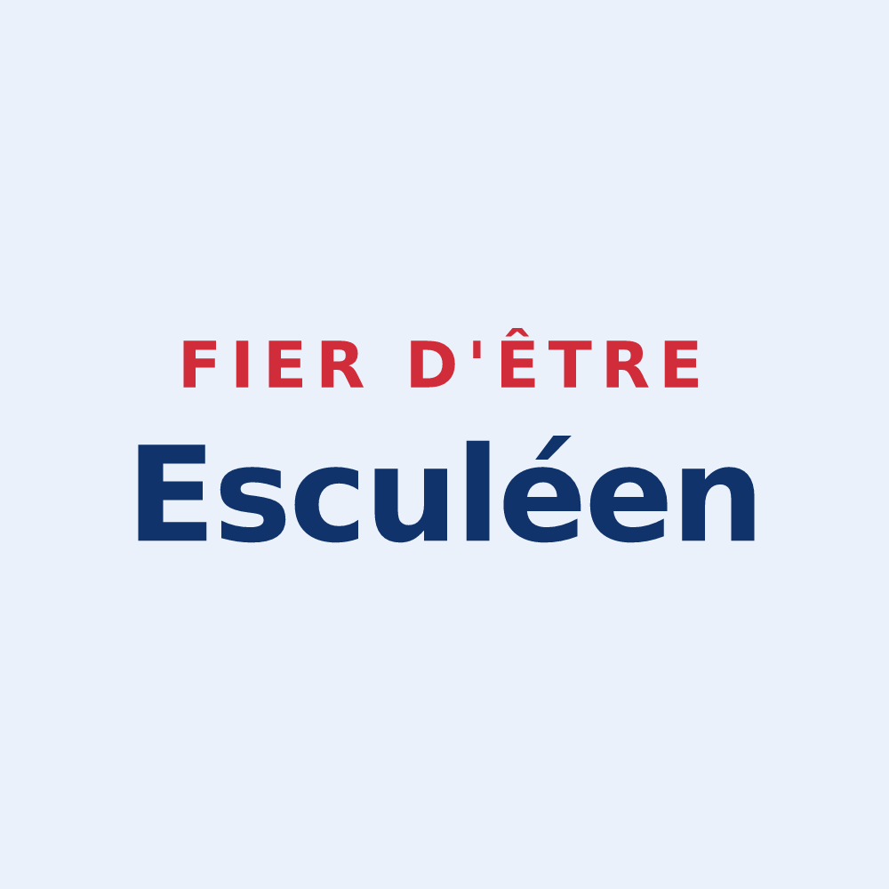 Sticker « Fier d'être Esculéen » — design pour Écuillé