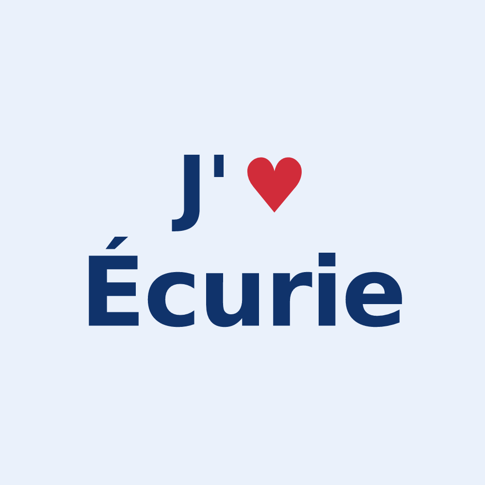 Sticker personnalisé Écurie — design J'aime Écurie