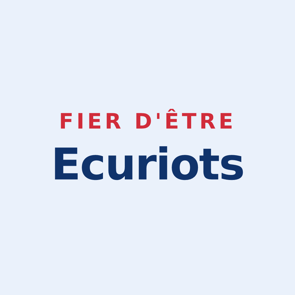 Sticker « Fier d'être Ecuriots » — design pour Écury-le-Repos