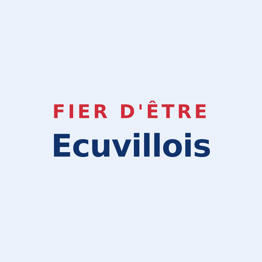 Sticker « Fier d'être Ecuvillois » — design pour Écuvilly