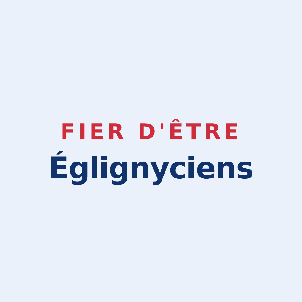 Sticker « Fier d'être Églignyciens » — design pour Égligny