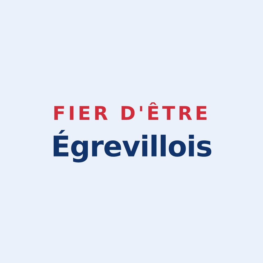 Sticker « Fier d'être Égrevillois » — design pour Égreville
