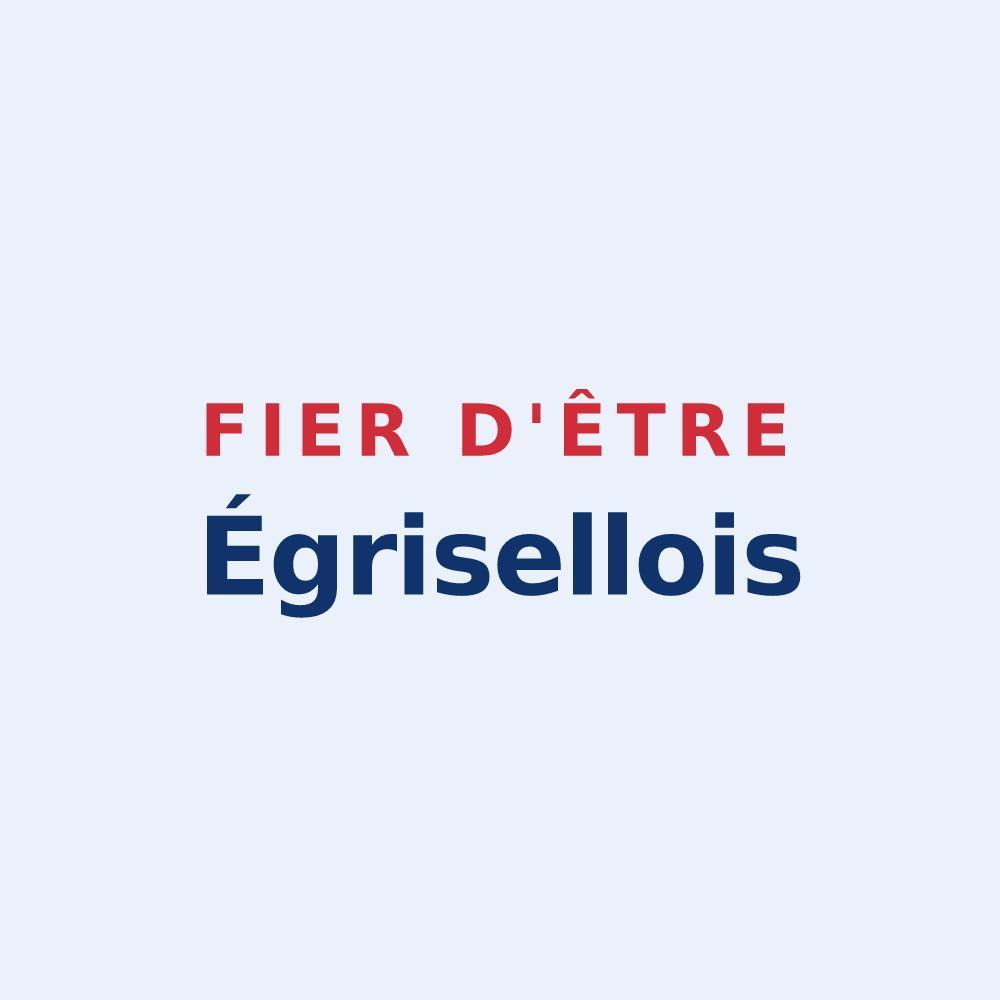 Sticker « Fier d'être Égrisellois » — design pour Égriselles-le-Bocage