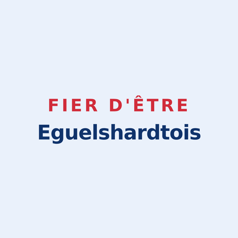 Sticker « Fier d'être Eguelshardtois » — design pour Éguelshardt