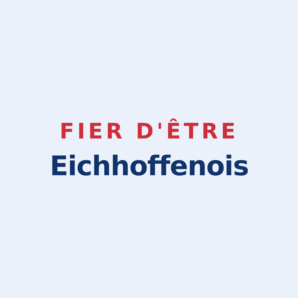 Sticker « Fier d'être Eichhoffenois » — design pour Eichhoffen