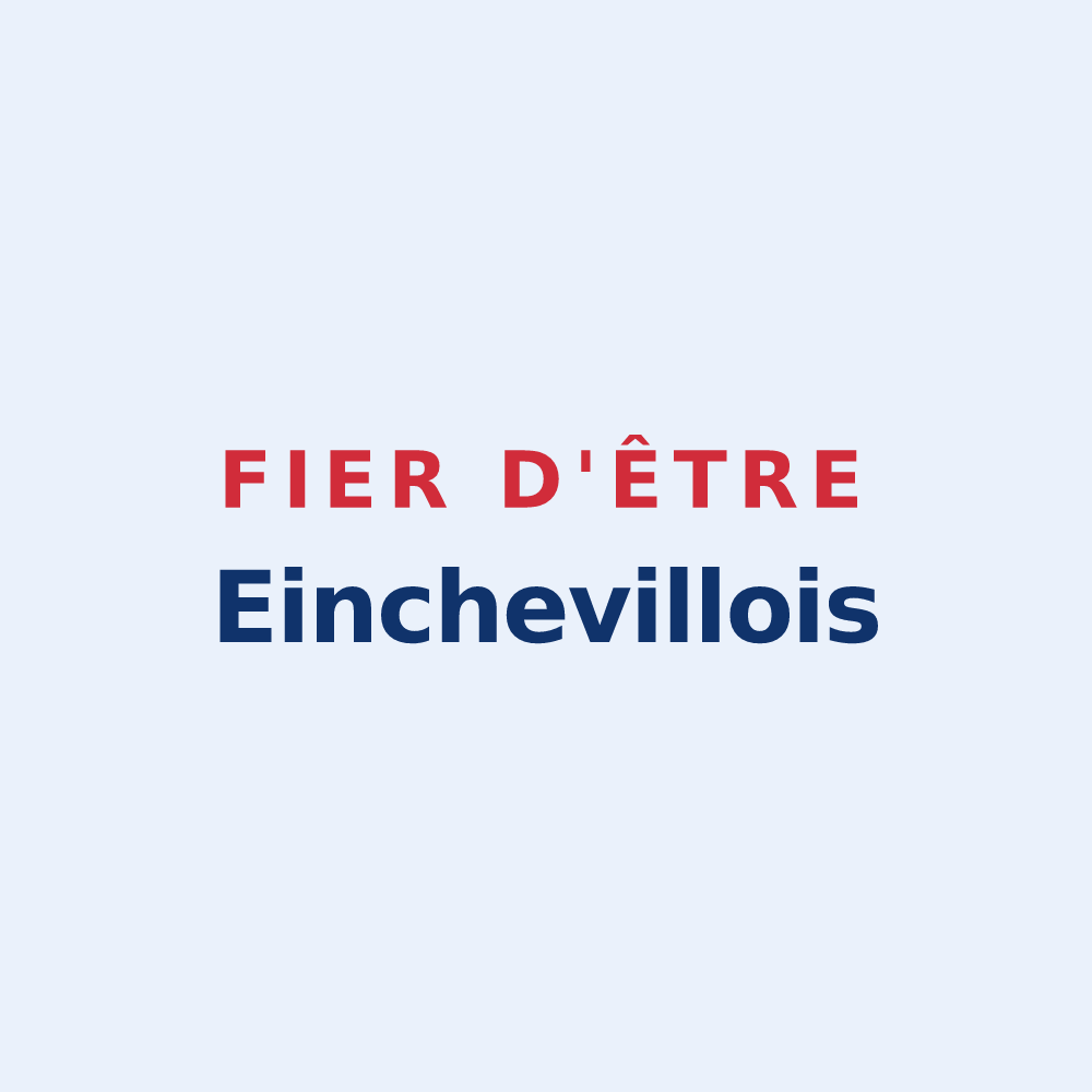 Sticker « Fier d'être Einchevillois » — design pour Eincheville