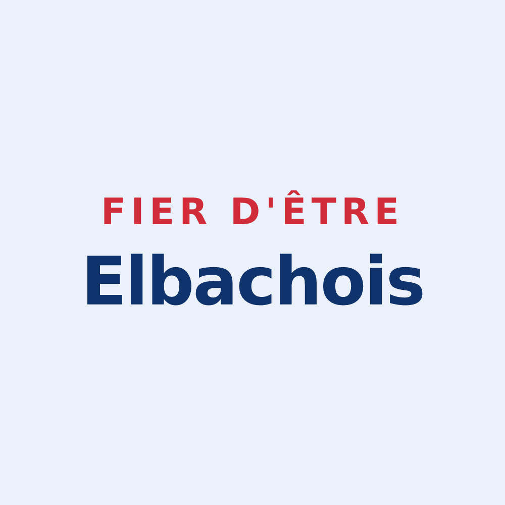 Sticker « Fier d'être Elbachois » — design pour Elbach