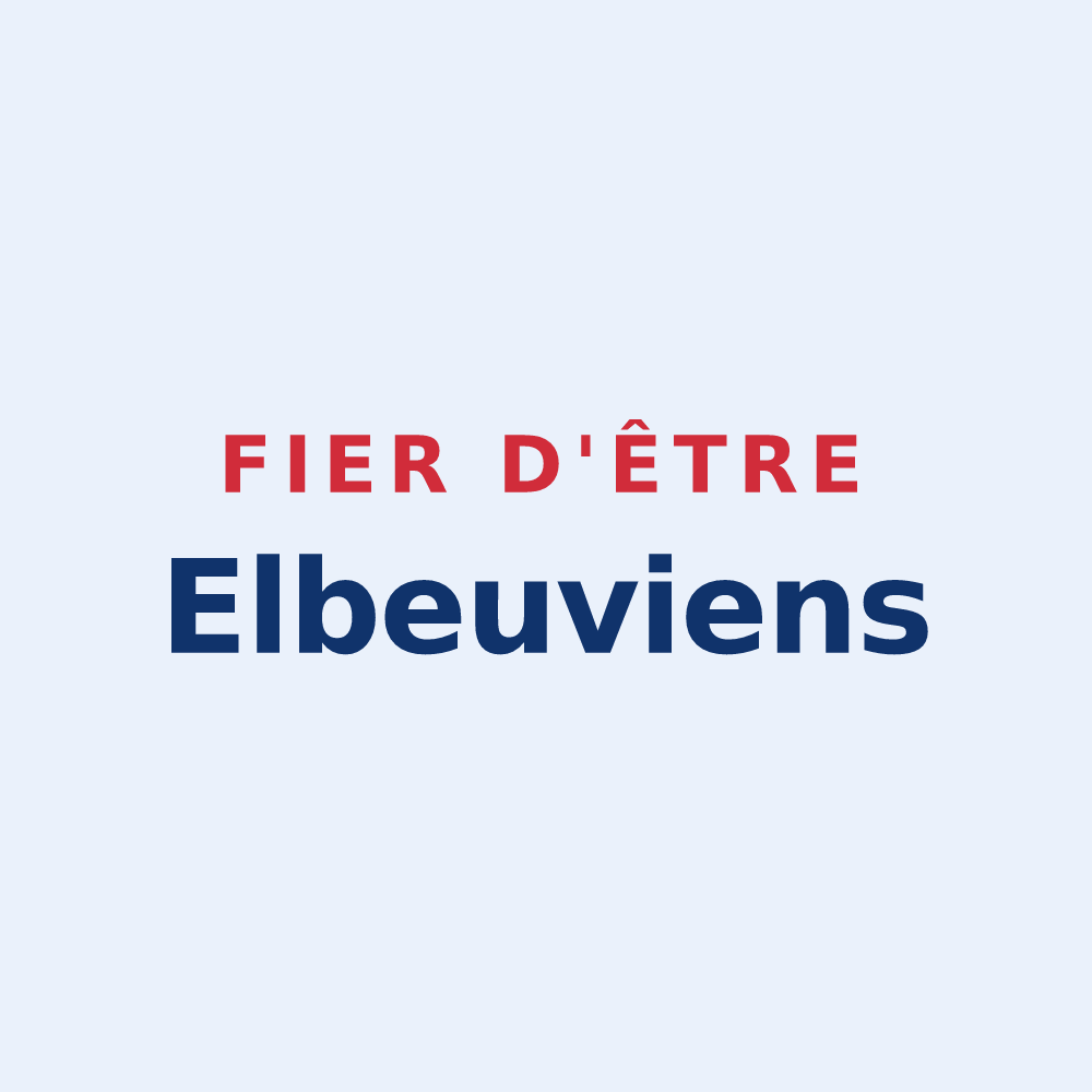 Sticker « Fier d'être Elbeuviens » — design pour Elbeuf-sur-Andelle