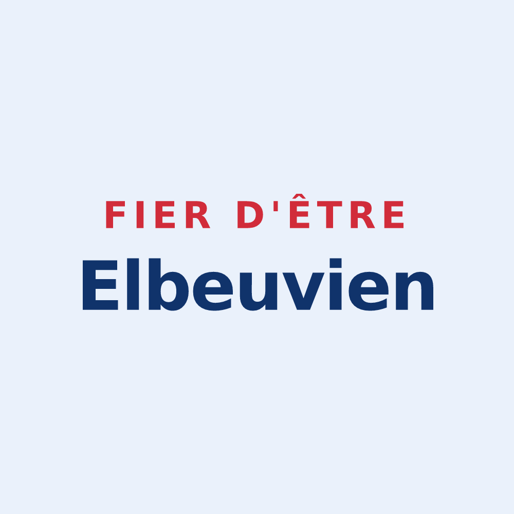 Sticker « Fier d'être Elbeuvien » — design pour Elbeuf