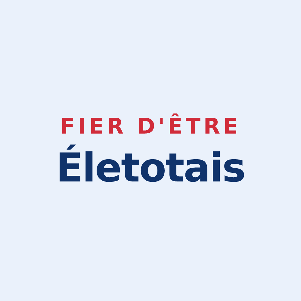 Sticker « Fier d'être Életotais » — design pour Életot