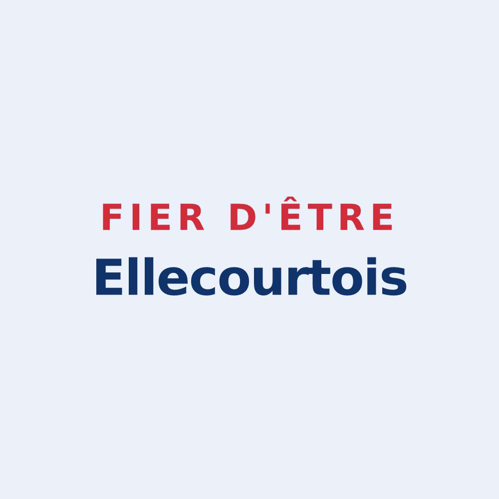 Sticker « Fier d'être Ellecourtois » — design pour Ellecourt