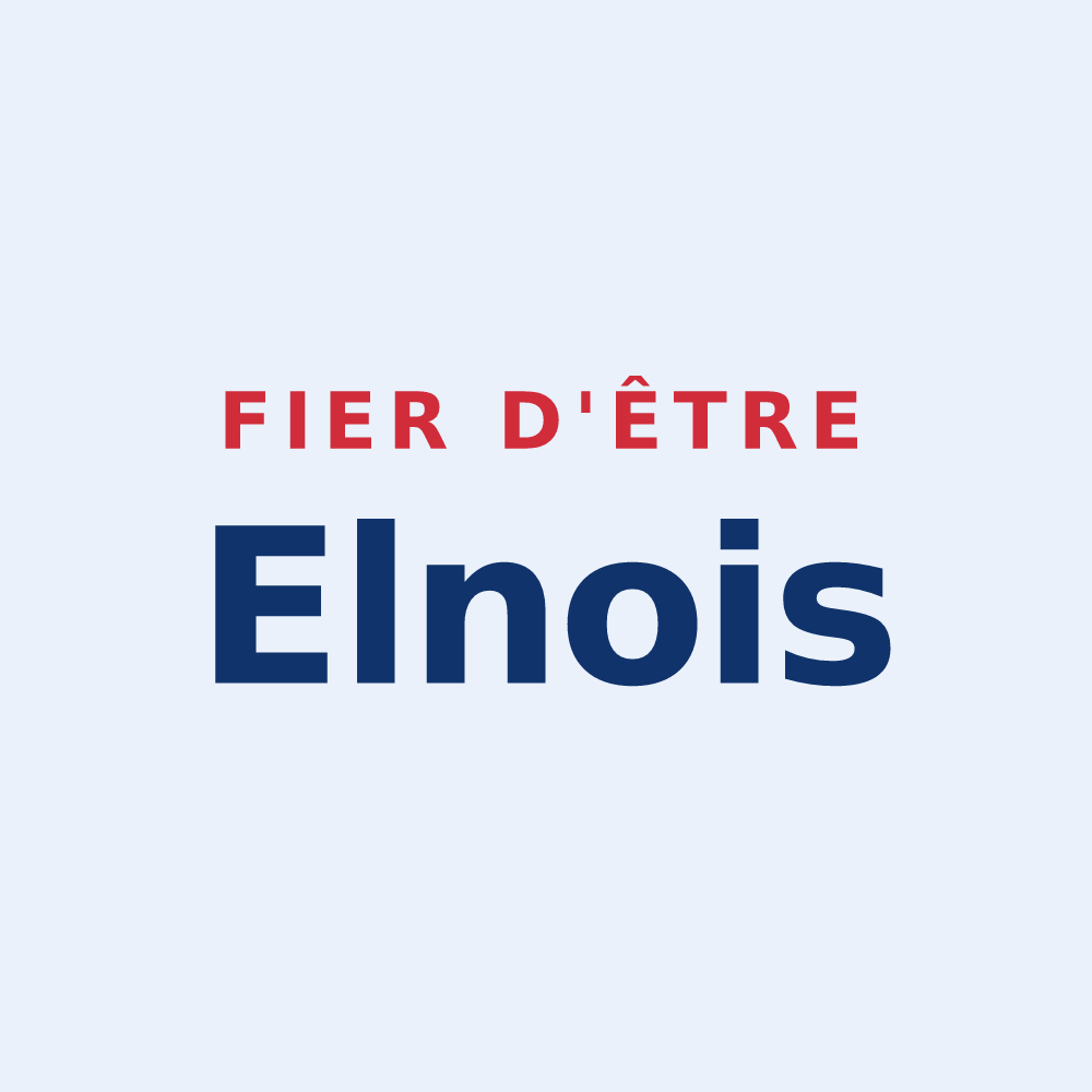 Sticker « Fier d'être Elnois » — design pour Elnes