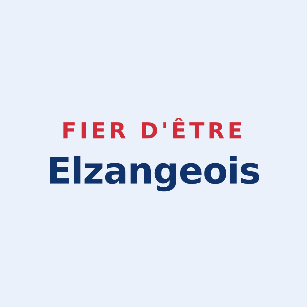 Sticker « Fier d'être Elzangeois » — design pour Elzange