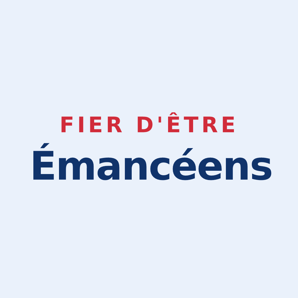 Sticker « Fier d'être Émancéens » — design pour Émancé