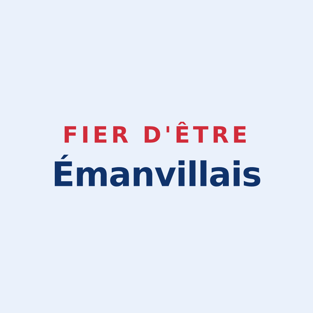 Sticker « Fier d'être Émanvillais » — design pour Émanville