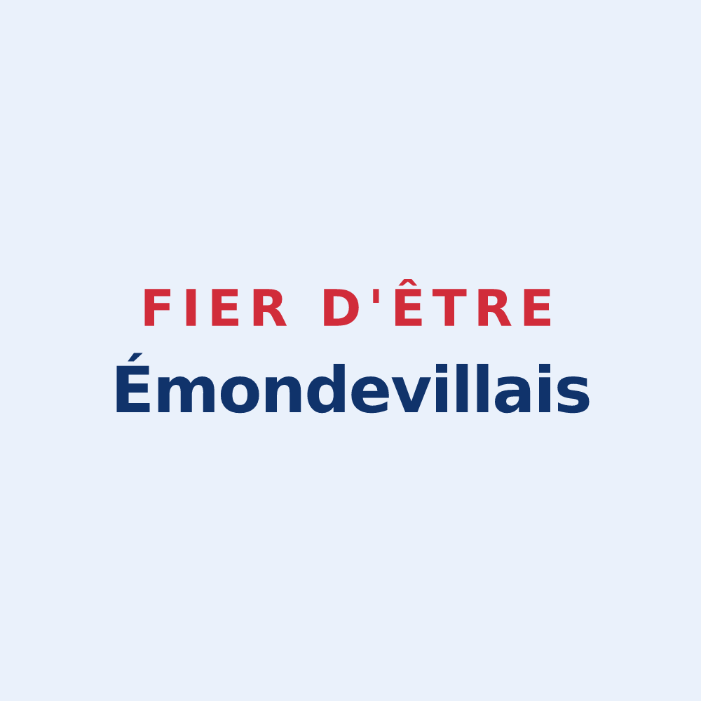 Sticker « Fier d'être Émondevillais » — design pour Émondeville
