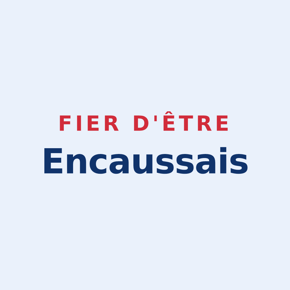 Sticker « Fier d'être Encaussais » — design pour Encausse