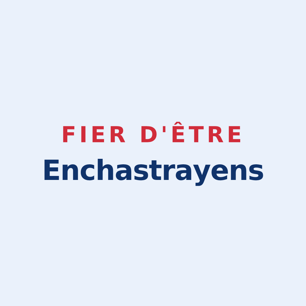 Sticker « Fier d'être Enchastrayens » — design pour Enchastrayes